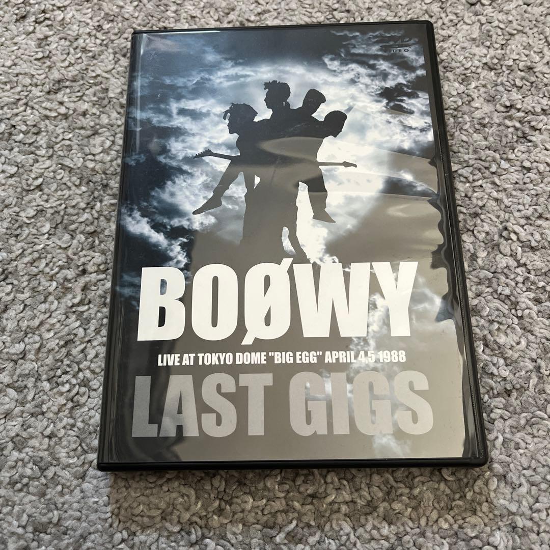 BOOWY LAST GIGS DVD ボウイ 氷室京介 布袋寅泰