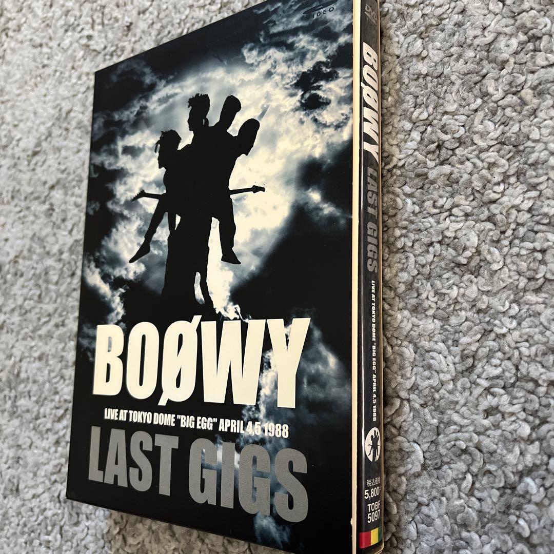 BOOWY LAST GIGS DVD ボウイ 氷室京介 布袋寅泰