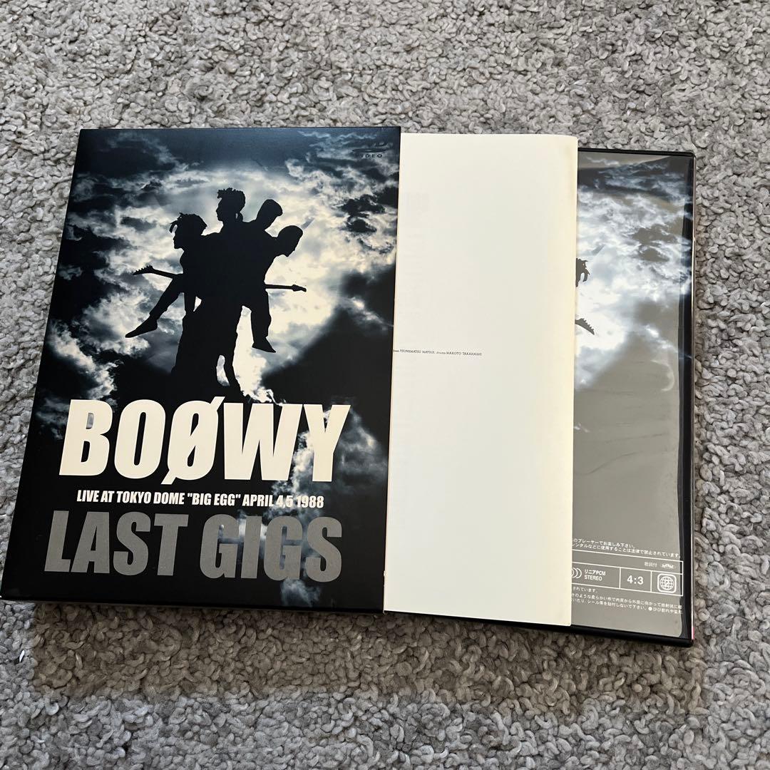 BOOWY LAST GIGS DVD ボウイ 氷室京介 布袋寅泰