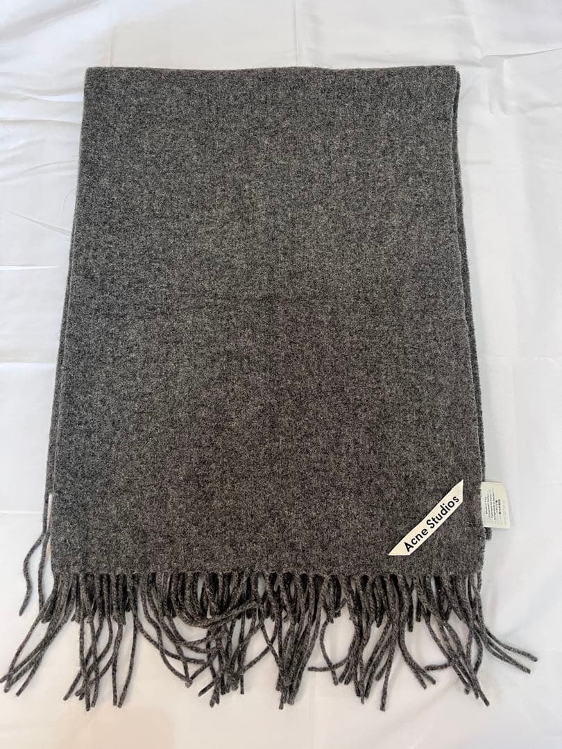 Acne Studios アクネステュディオス マフラー チャコールグレー