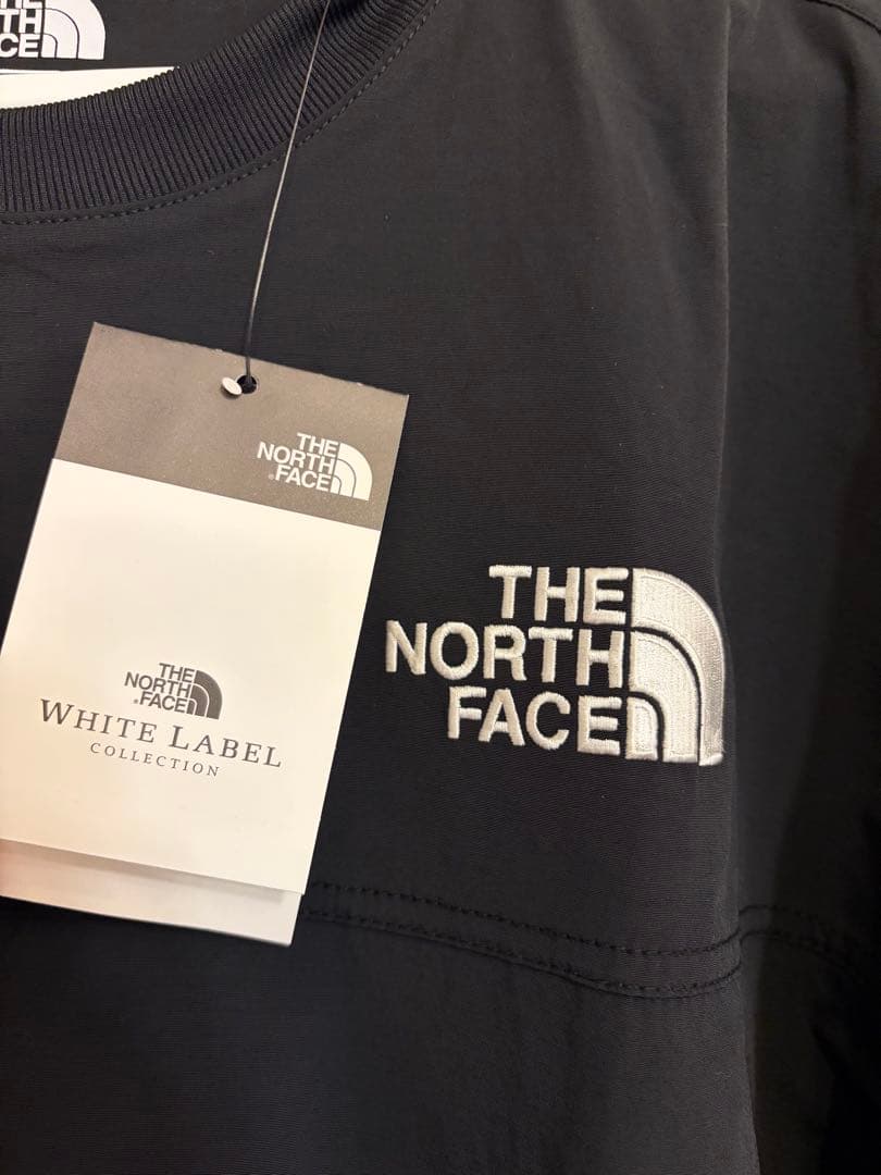 【韓国】THE NORTH FACE ホワイトレーベル ブラック 長袖カットソー