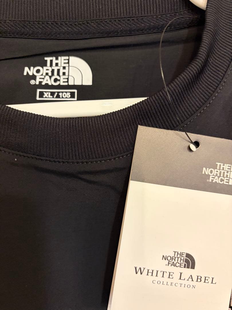 【韓国】THE NORTH FACE ホワイトレーベル ブラック 長袖カットソー