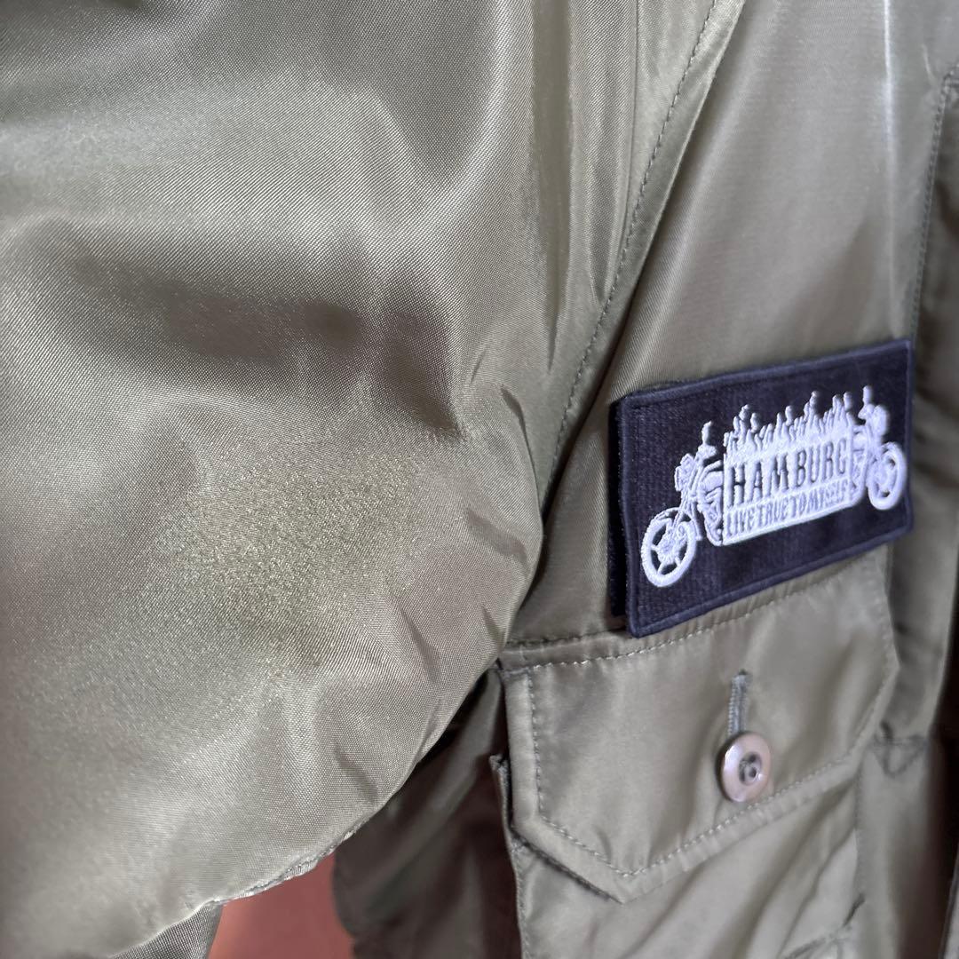 DEVILOCK x ハンバーグ師匠コラボレーション N-3B ジャケット L