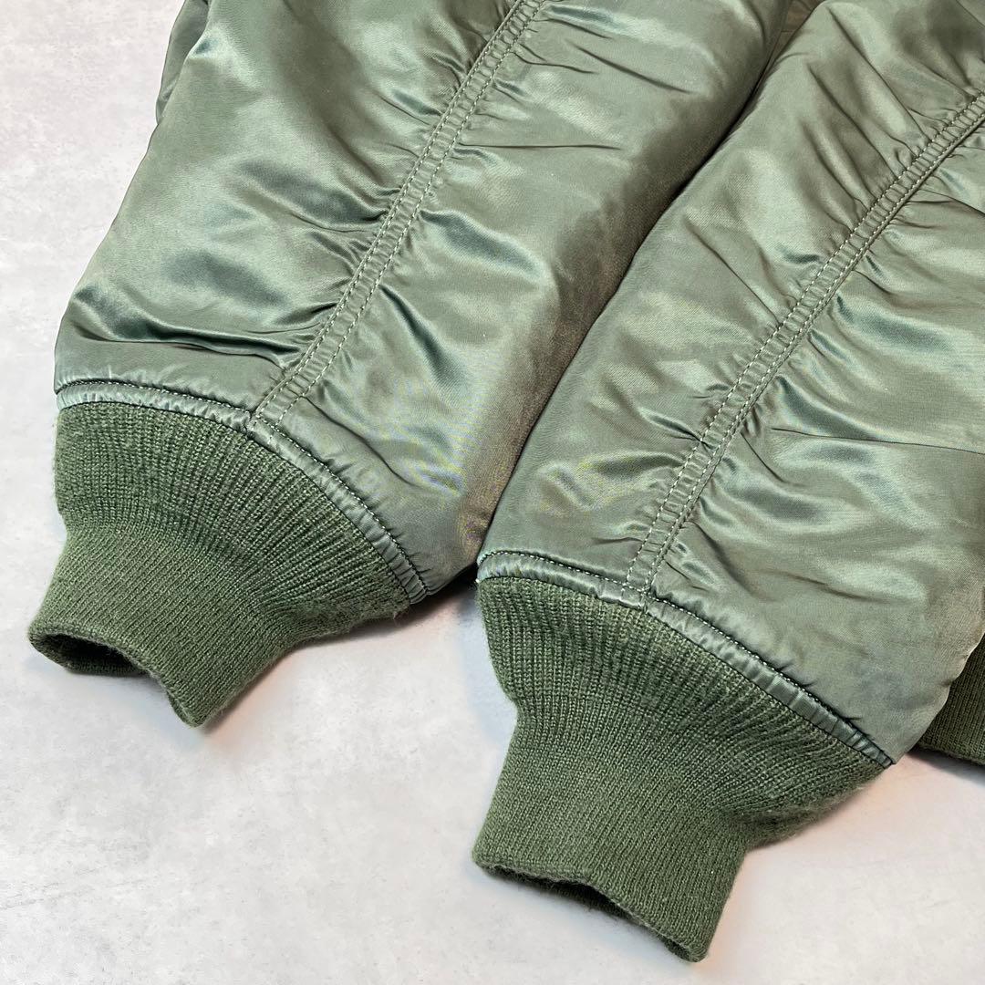 ALPHA INDUSTRIES MA-1 フライトジャケット カーキ M