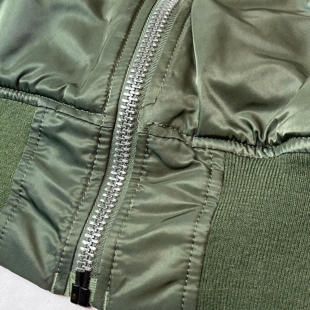 ALPHA INDUSTRIES MA-1 フライトジャケット カーキ M
