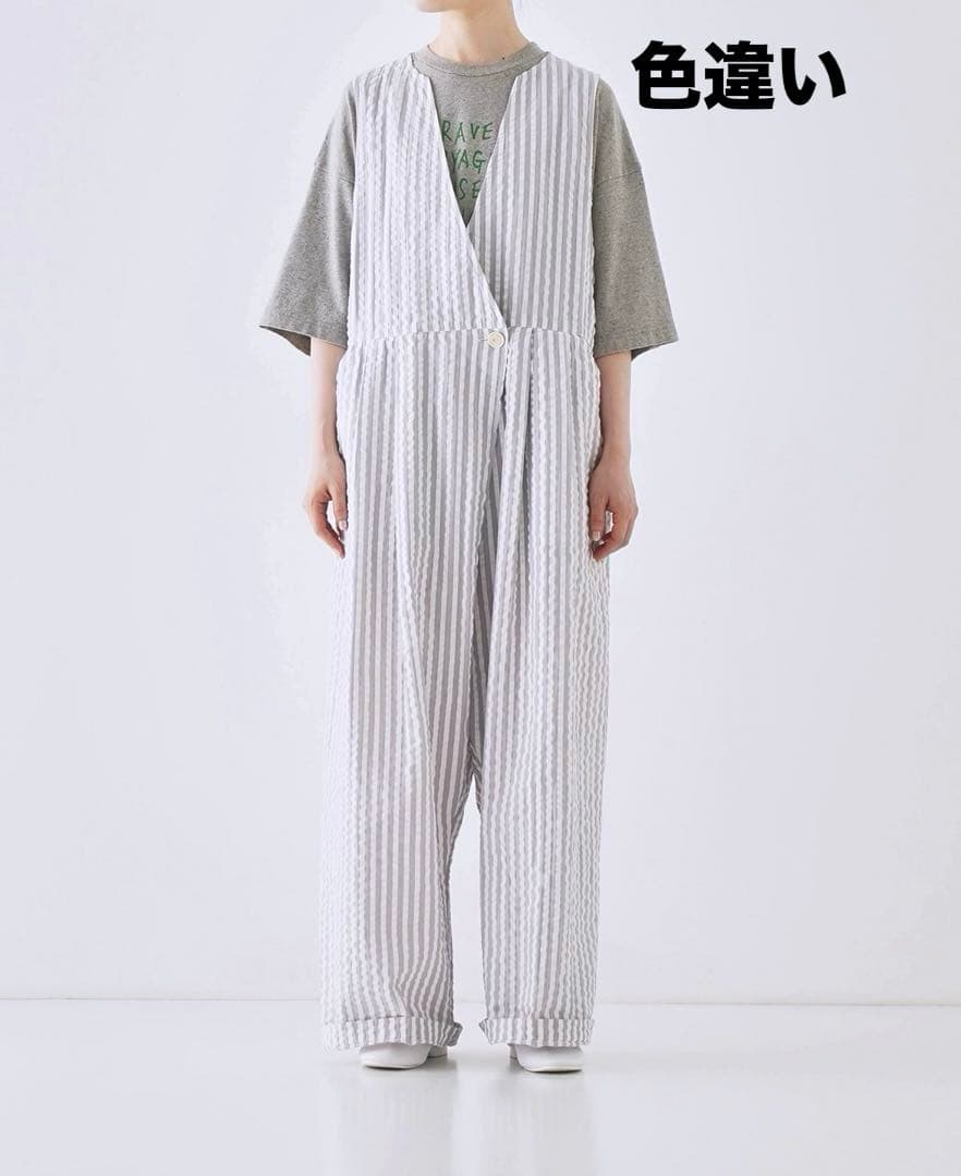 【美品】 ネストローブ サッカーストライプサロペット