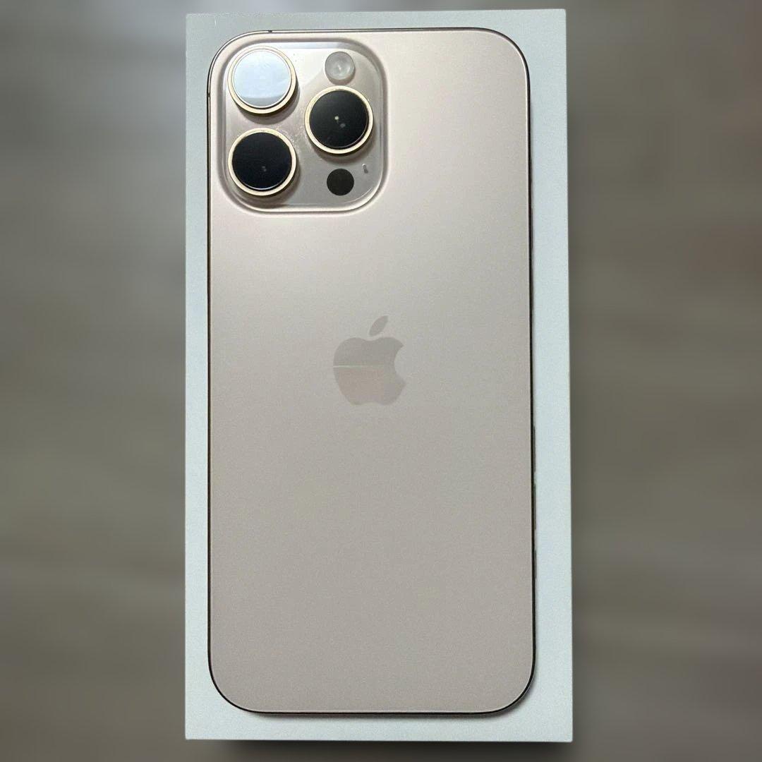 【美品】iPhone16 Pro Max 256GB デザートチタニウム