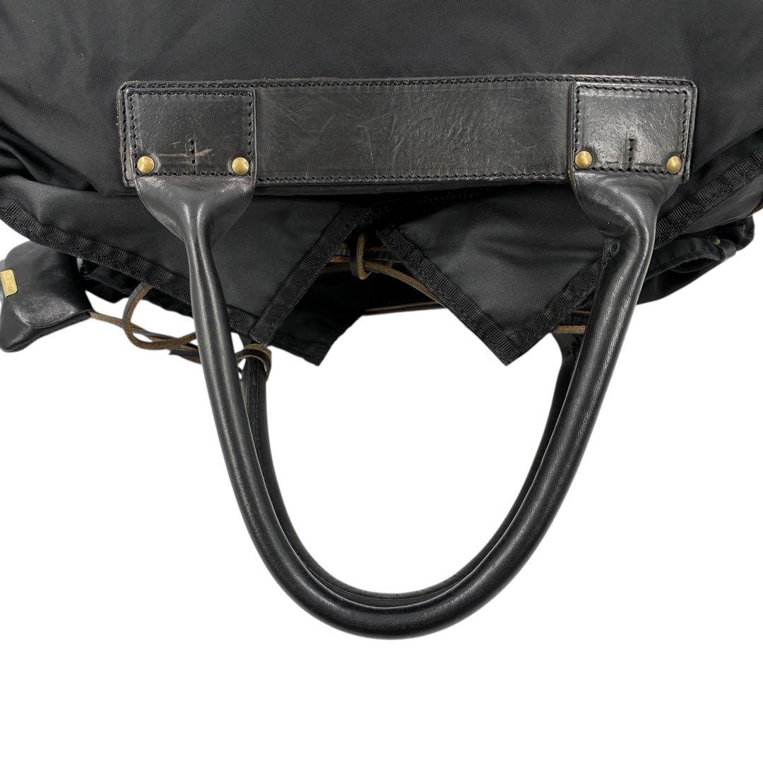 【美品】フェリージ ボストンバッグ 2way 大容量 ブラック　P4