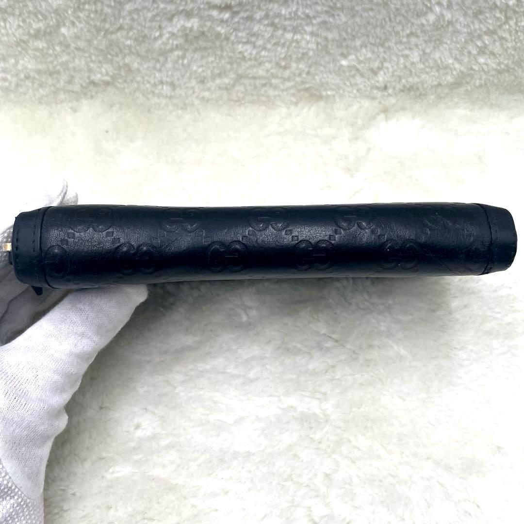 美品 グッチ GUCCI 長財布 スーキー インターロッキング シマ GG