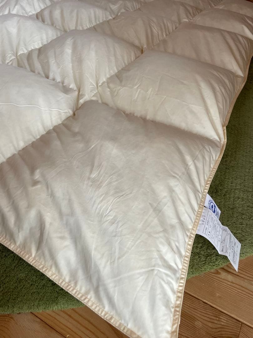 マ*ー様 2枚セット【エコダウン使用】寒冷地仕様　羽毛布団　　シングル　ホテル仕