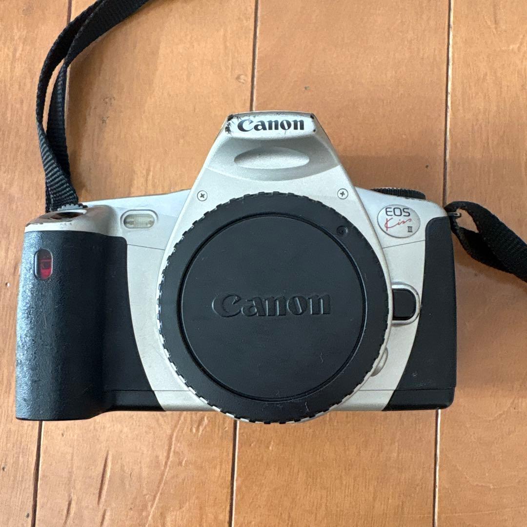 フイルム 一眼レフカメラ Canon EOS kiss3 レンズ 標準 望遠 付