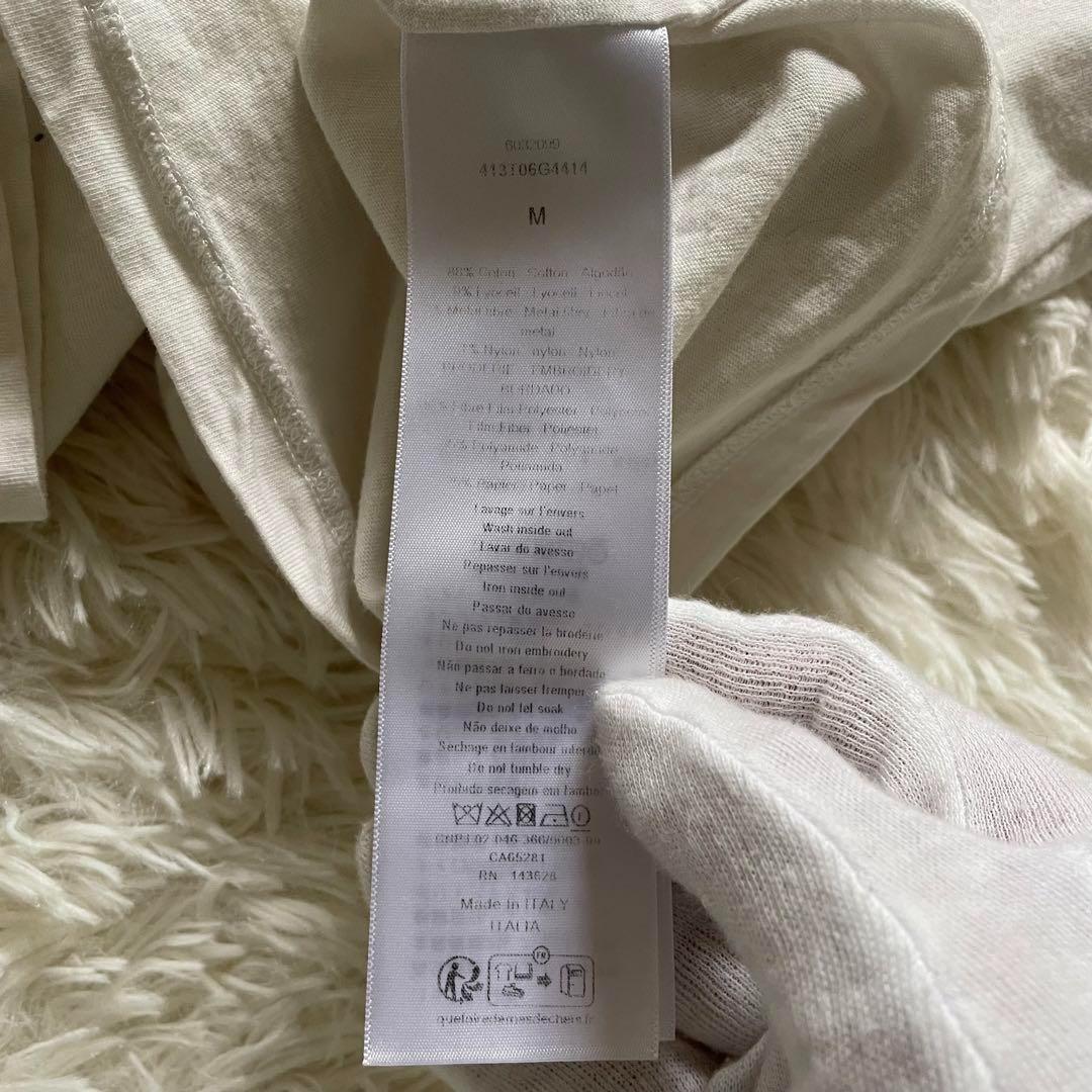 美品　24ss　クリスチャンディオール　Tシャツ　シグネチャーバンド　星　M　白