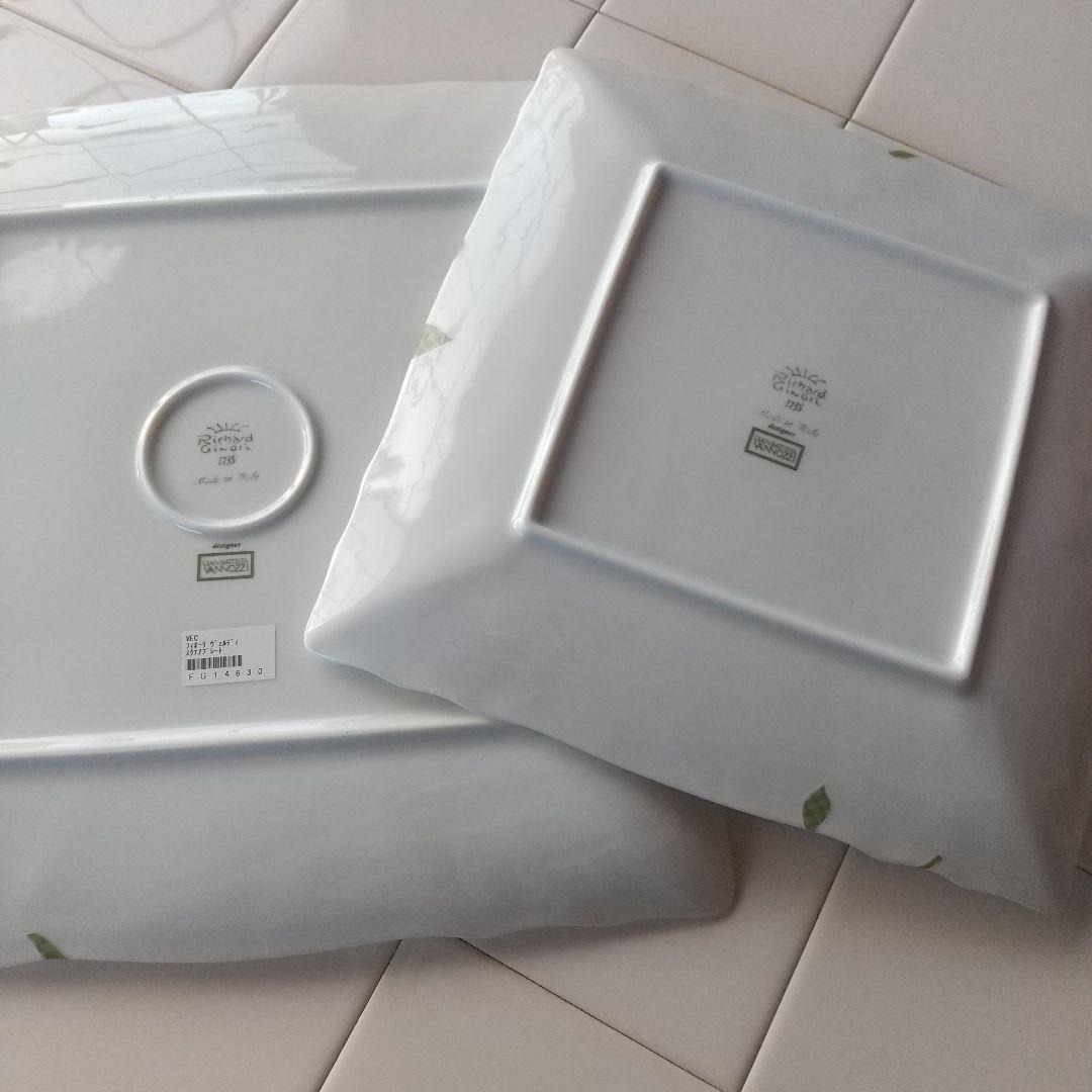 ジノリ★スクエアプレート２枚