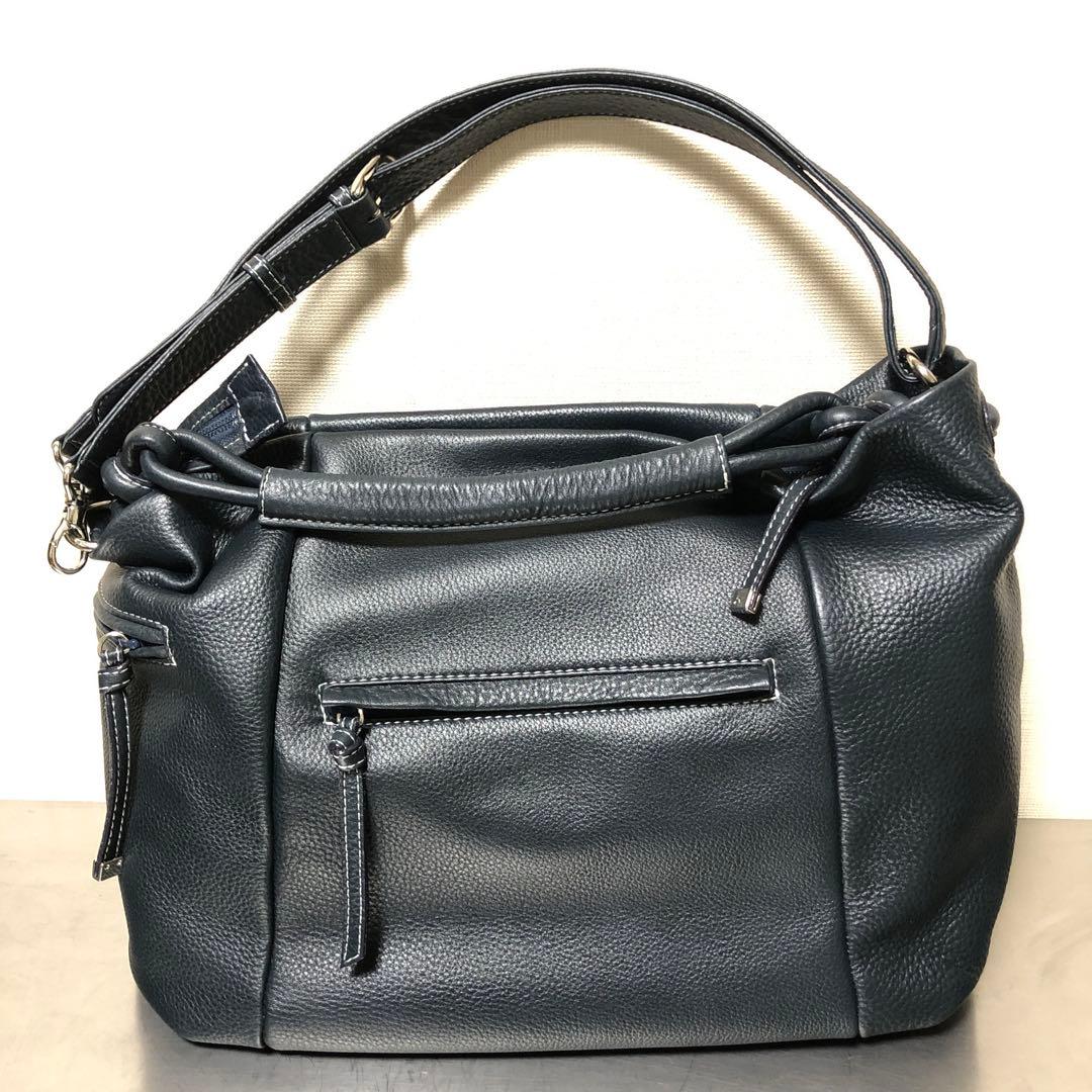 Kitamura キタムラ　横浜本町　本革　牛革　ショルダーバッグ　ハンドバッグ