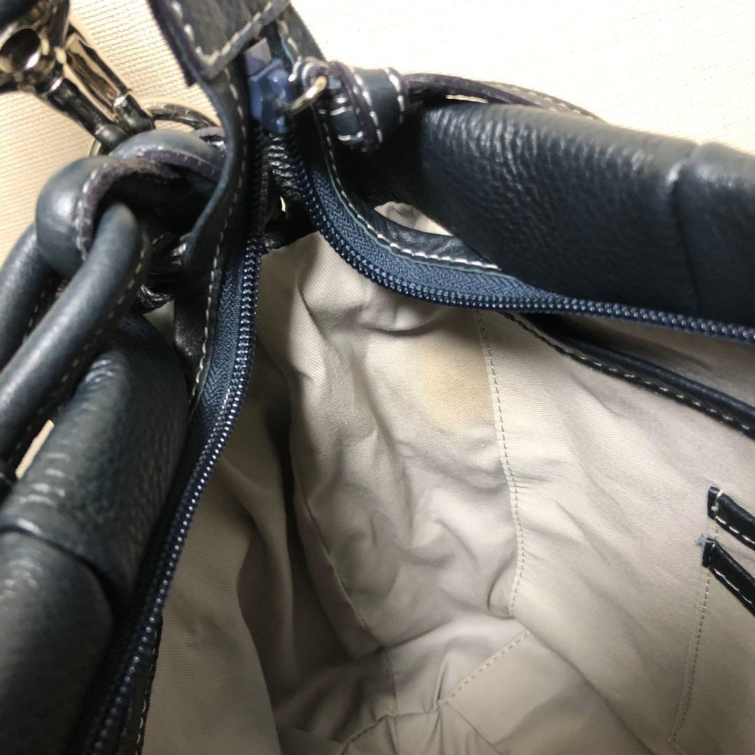 Kitamura キタムラ　横浜本町　本革　牛革　ショルダーバッグ　ハンドバッグ