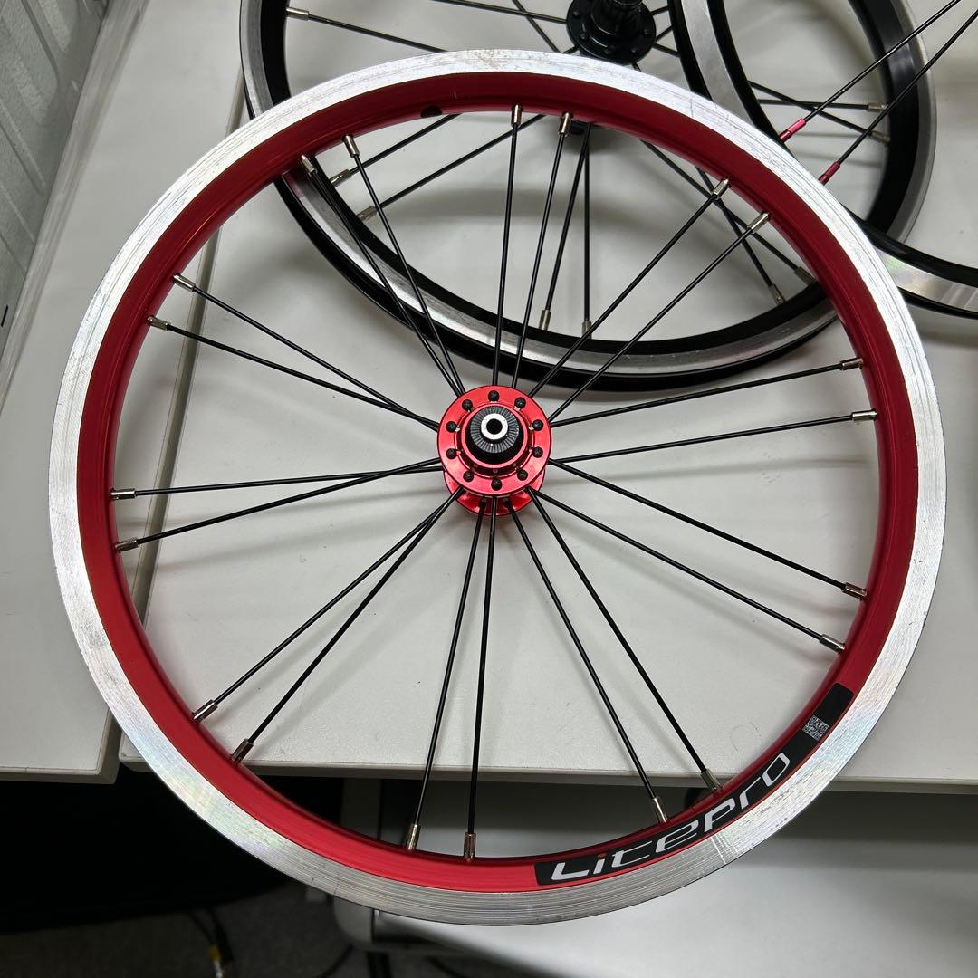 自転車　ホイールセット　14インチ　5本