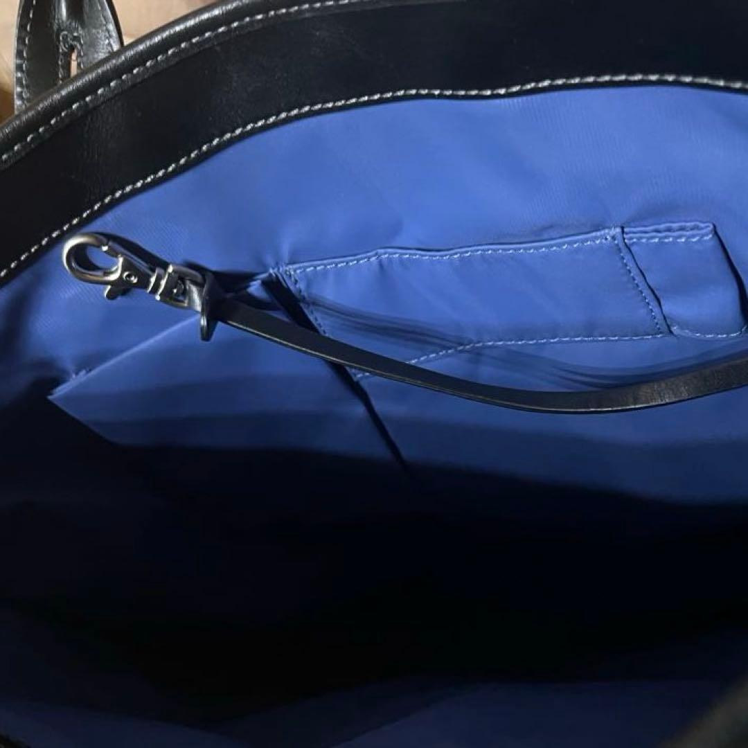 美品　TUMI トートバッグ　ビジネスバッグ　ブラック　シルバー金具