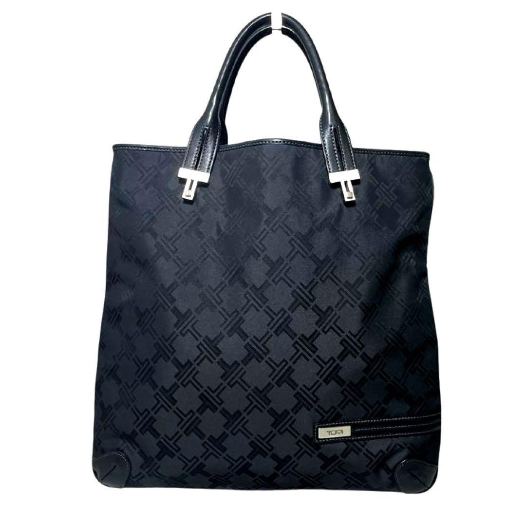 美品　TUMI トートバッグ　ビジネスバッグ　ブラック　シルバー金具