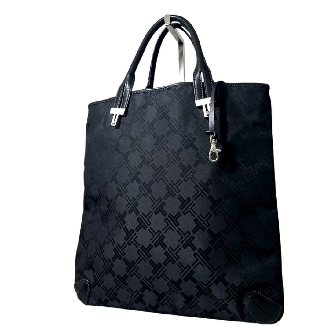 美品　TUMI トートバッグ　ビジネスバッグ　ブラック　シルバー金具