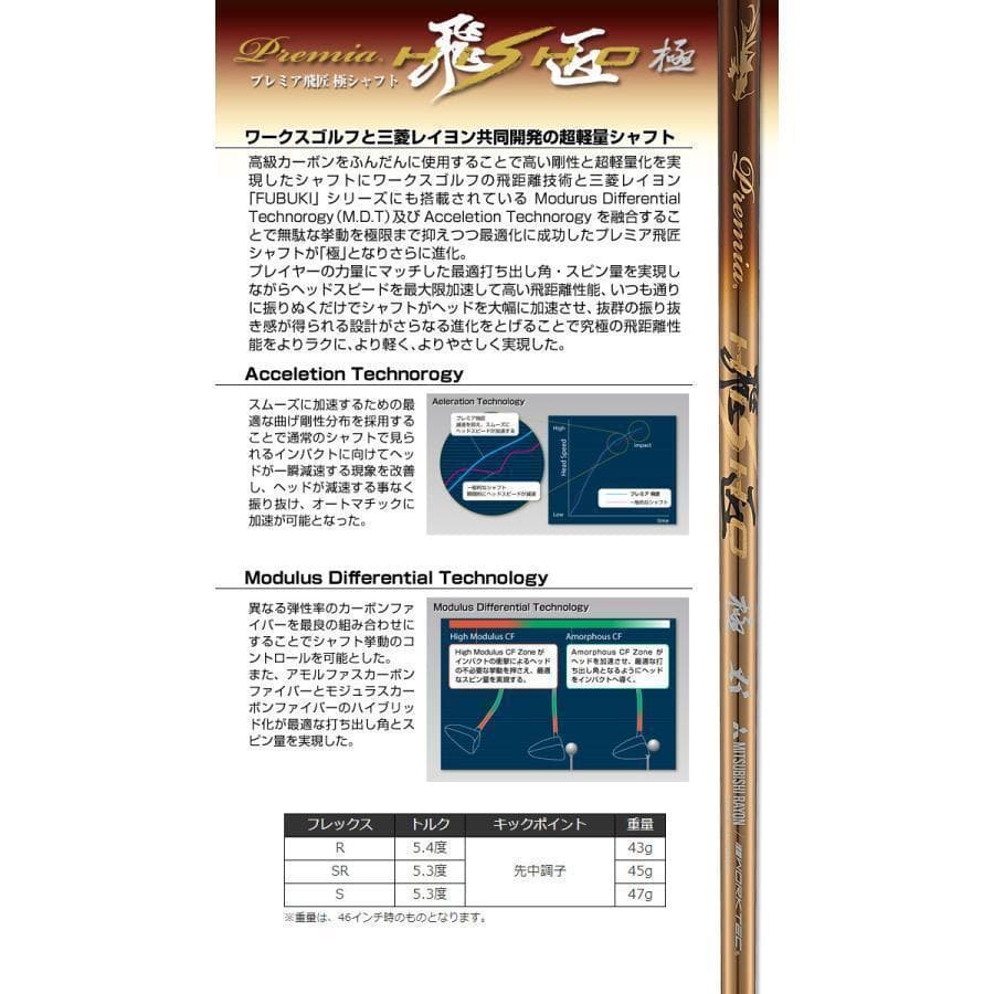 新品マキシマックスアイアン 6本セット 三菱ケミカル製 プレミア飛匠シャフト