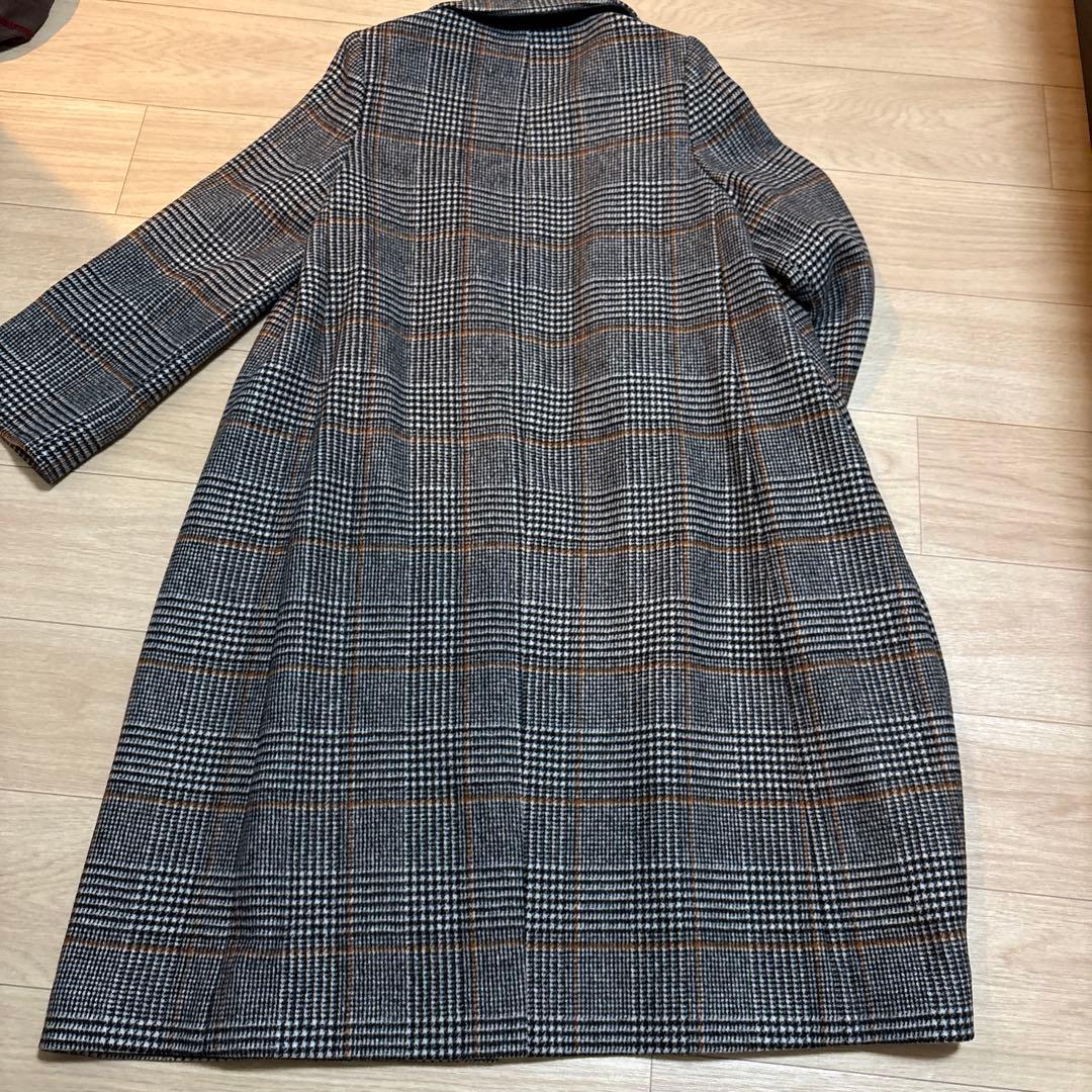 allureville タータンチェックコート　美品⭐️