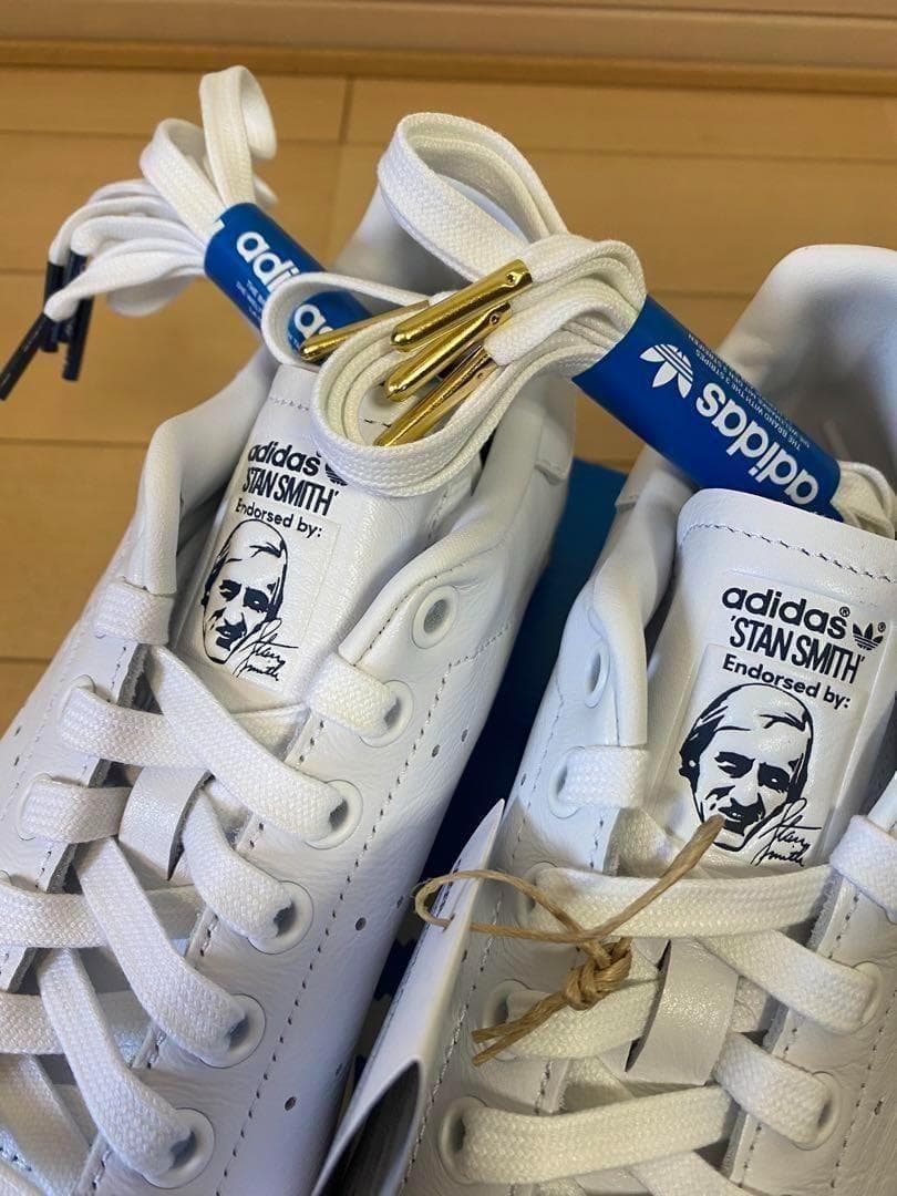 天然皮革‼️新品✨スタンスミス adidas 24.5 本革 エアフォース1 白