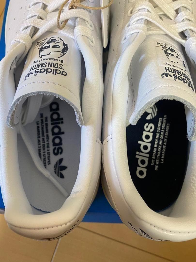 天然皮革‼️新品✨スタンスミス adidas 24.5 本革 エアフォース1 白