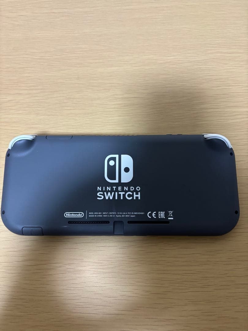 Nintendo Switch lite グレー　【箱、充電器付き】