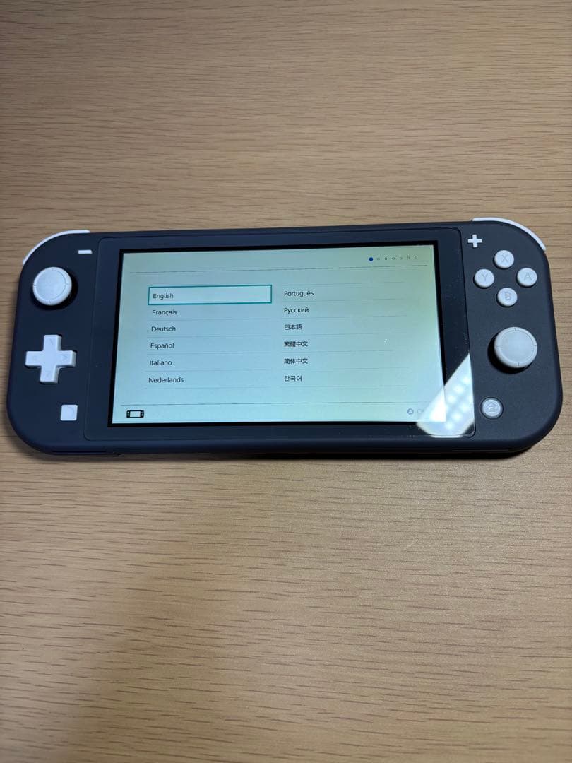 Nintendo Switch lite グレー　【箱、充電器付き】
