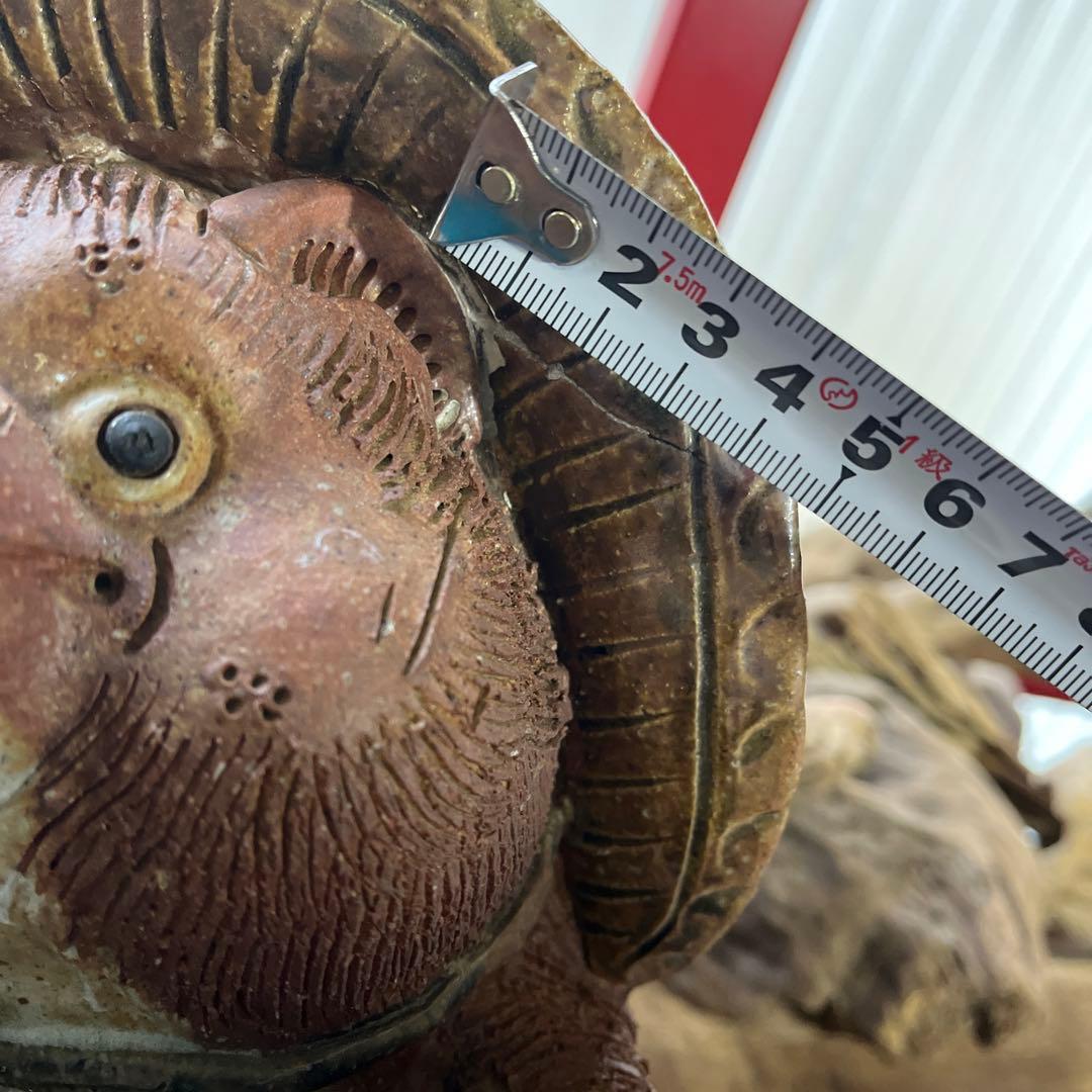 信楽焼／たぬき／骨董／希少／アンティーク／ヴィンテージ／31cm／難あり