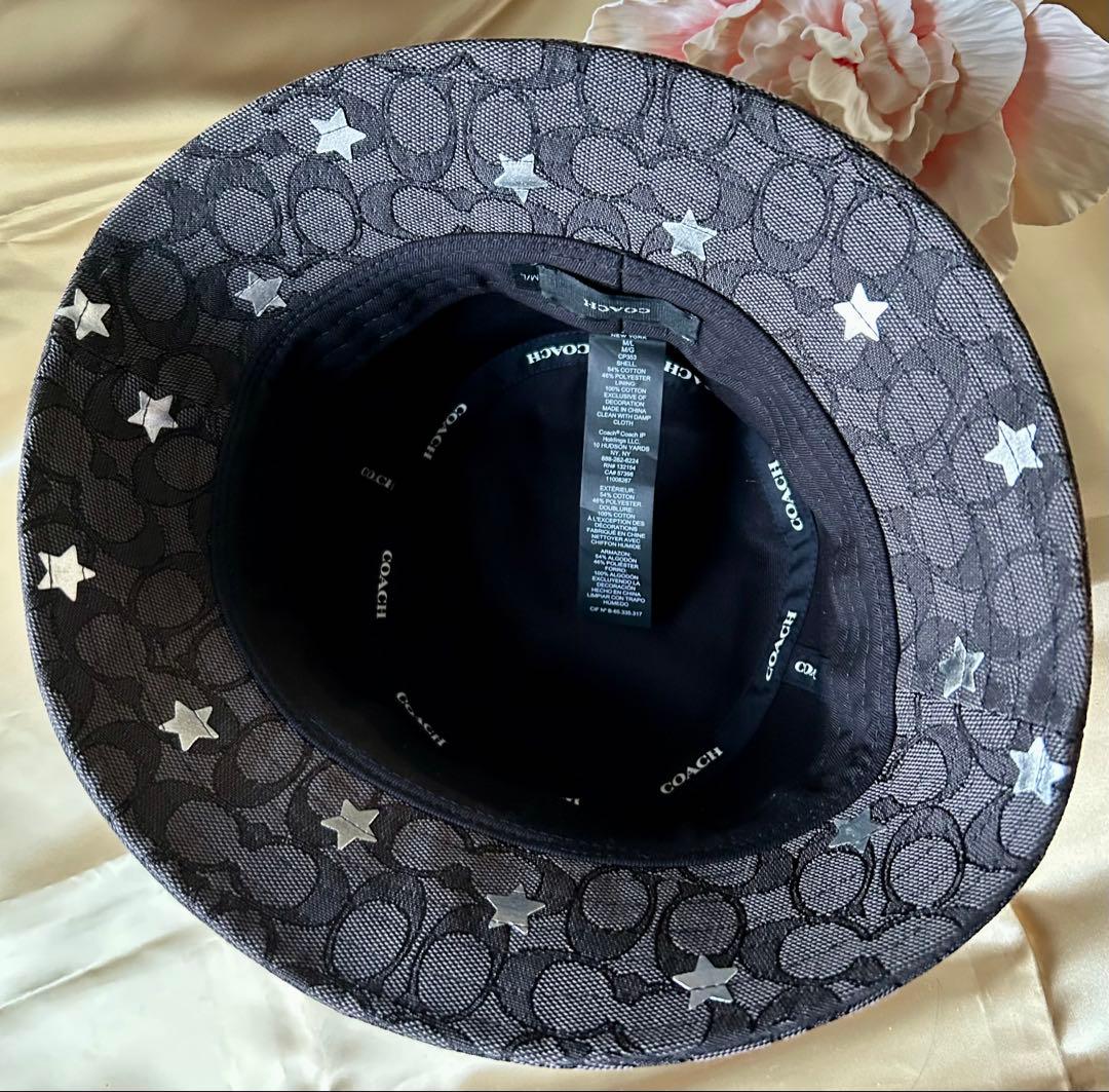❇︎美品❇︎コーチ COACH シグネチャー トゥインクルスター バケットハット