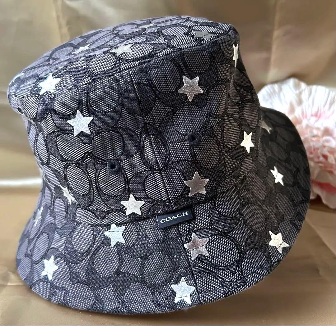 ❇︎美品❇︎コーチ COACH シグネチャー トゥインクルスター バケットハット