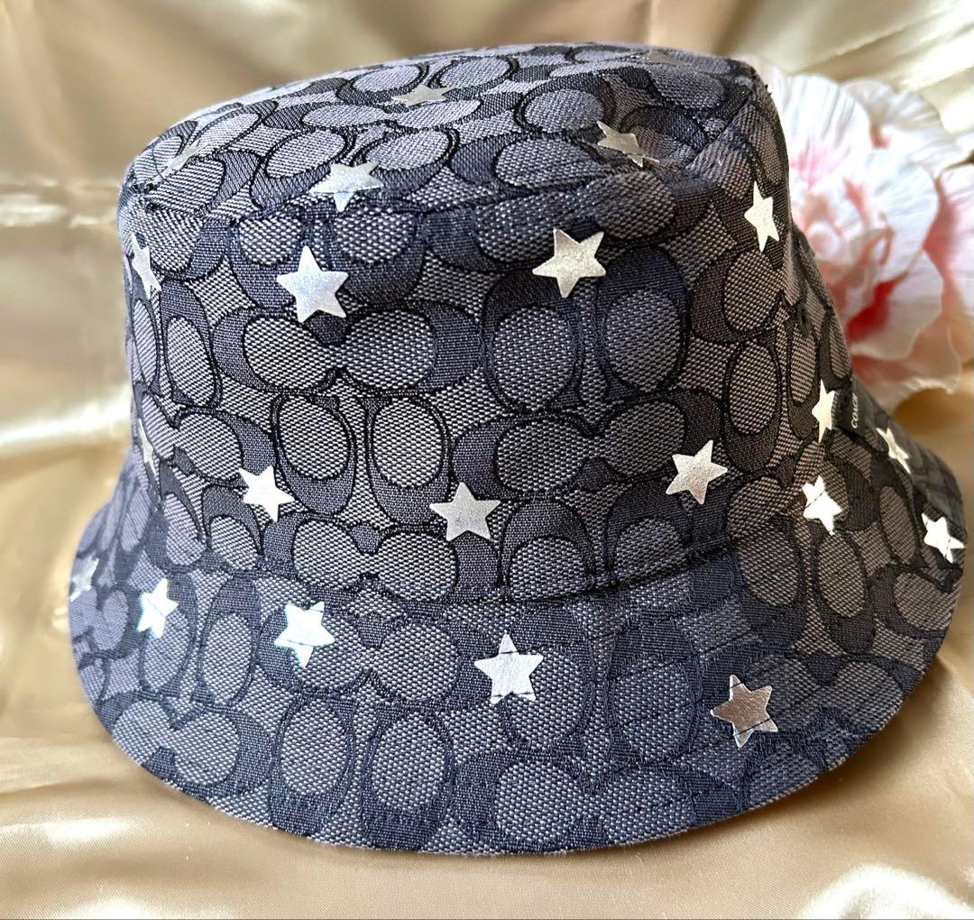 ❇︎美品❇︎コーチ COACH シグネチャー トゥインクルスター バケットハット