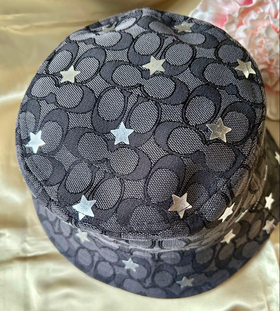 ❇︎美品❇︎コーチ COACH シグネチャー トゥインクルスター バケットハット