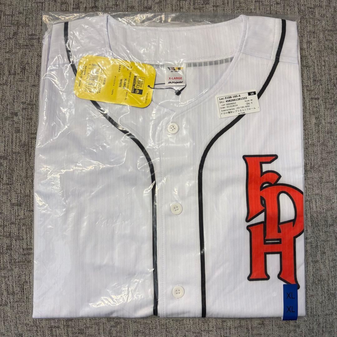 【新品・タグ付き】福岡ダイエーホークス 復刻 FDH ユニフォーム XLサイズ