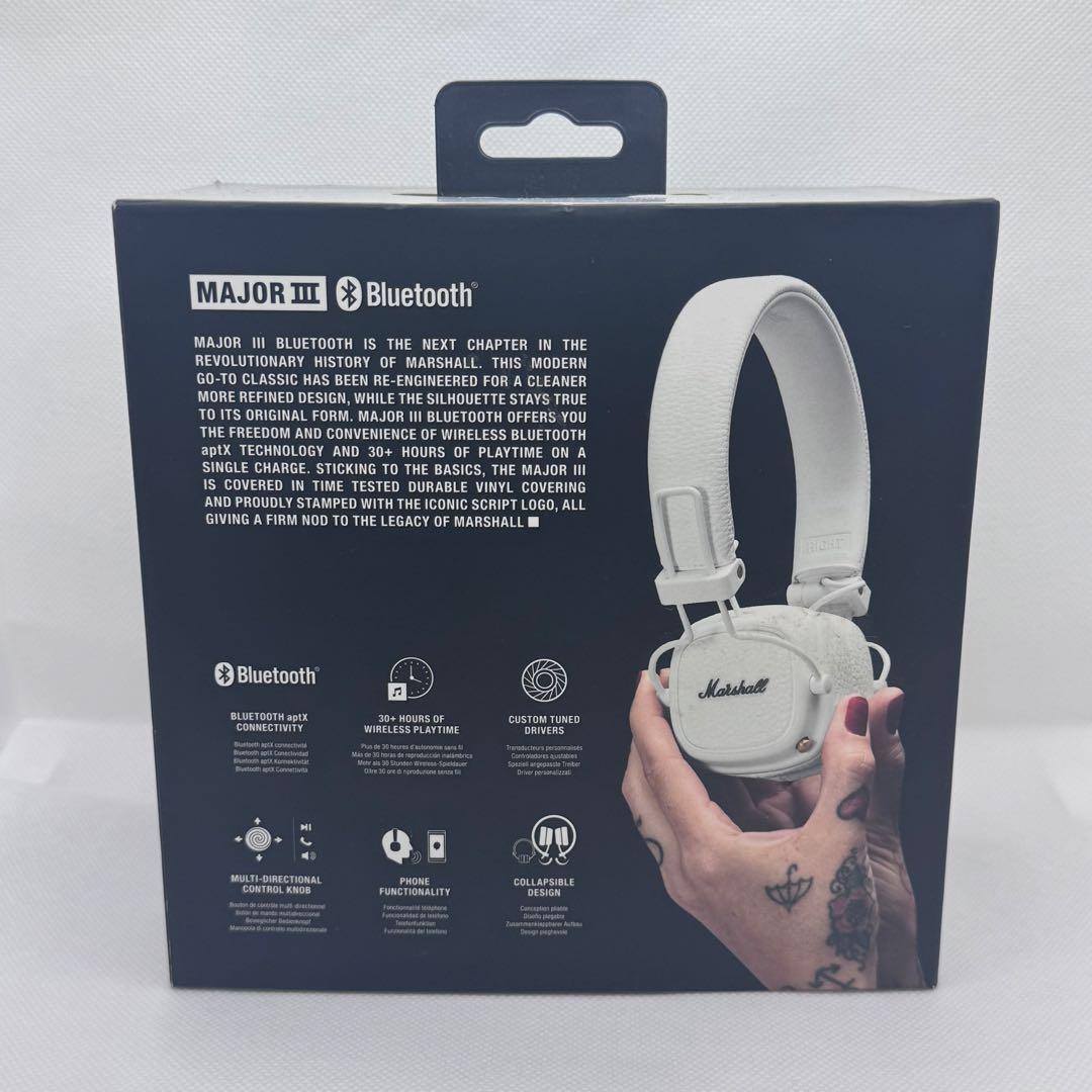 Marshall Major III Bluetooth ホワイト 箱付き