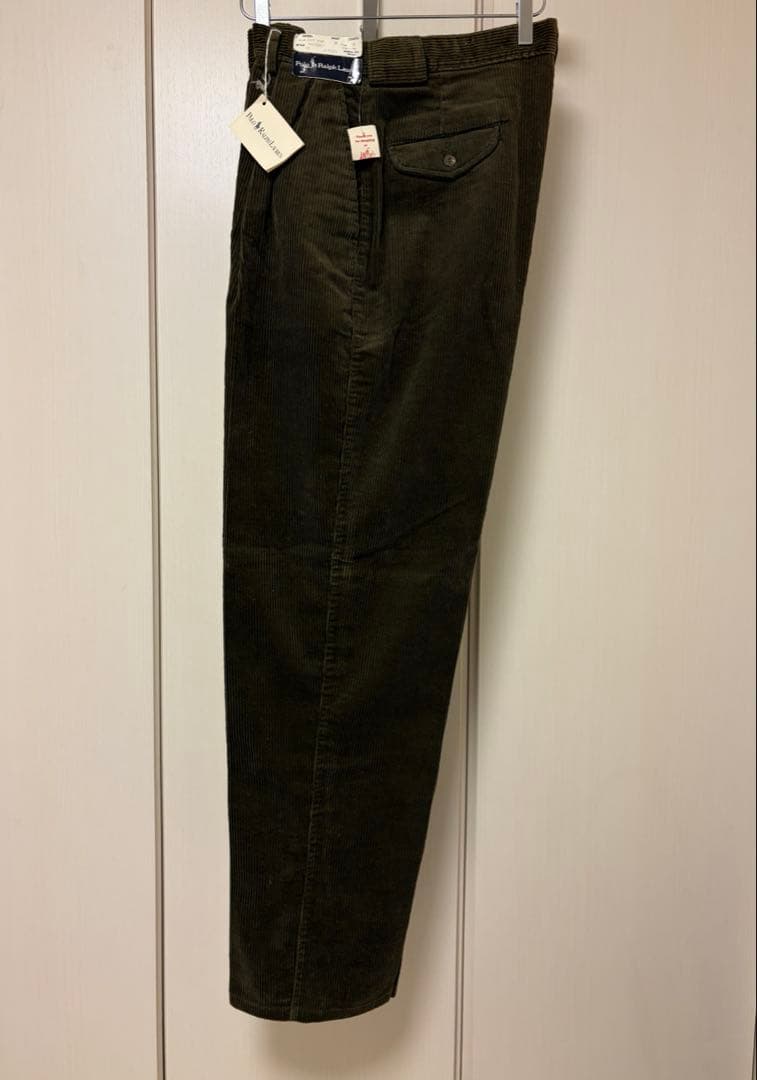 80s ラルフローレン デッドストック 太畝 コーデュロイ パンツ USA製