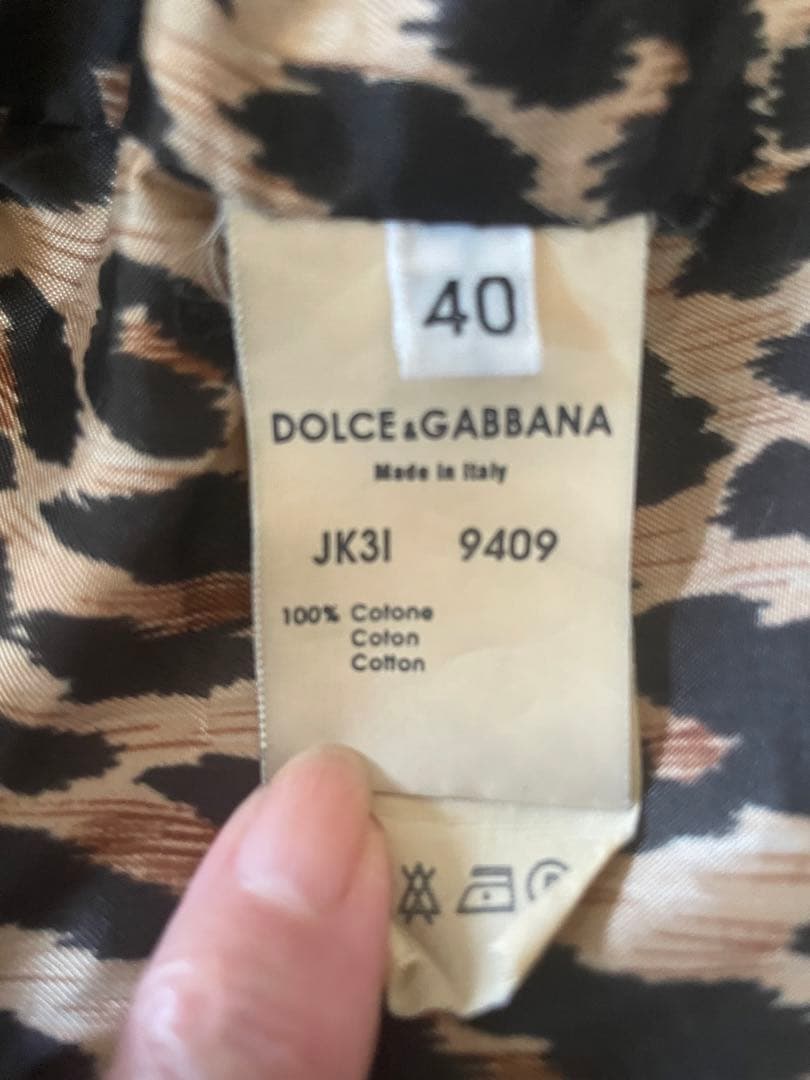 DOLCE&GABBANA デニムジャケットイタリア製