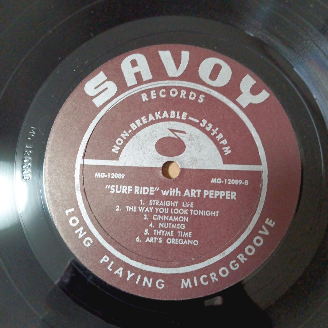 ジャズレコード　アートペッパー/サーフ・ライド