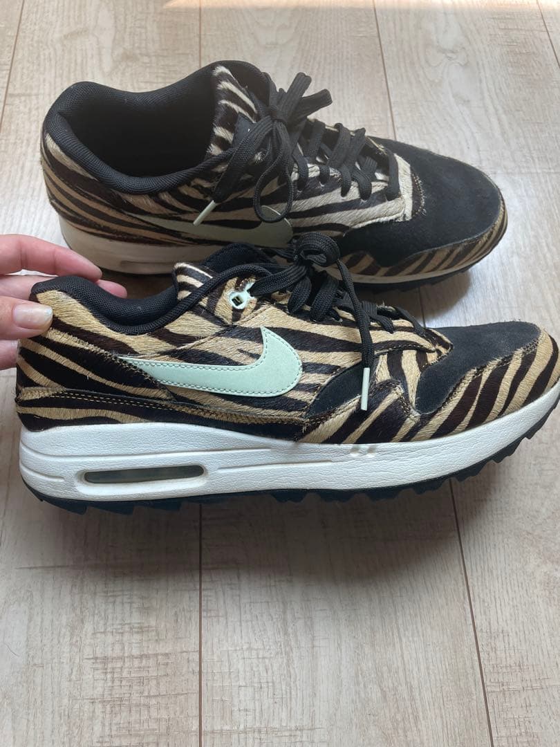 【Tkato】エアーマックス1 ゴルフ豹柄27 イズリールキャップ