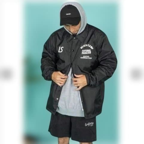 【新品未使用】限定 ルースイソンブラ コーチ ジャケット 黒 L ピステ