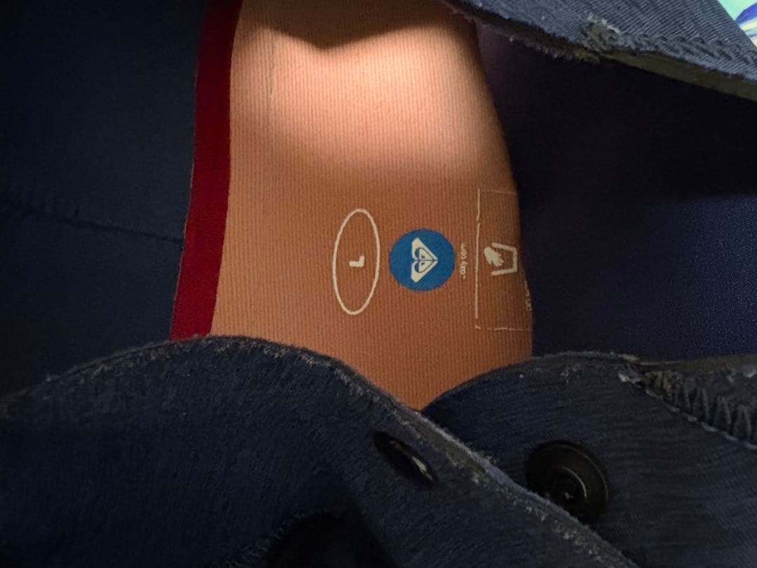 roxy ロキシー　ウェットスーツ　ブルー　Lサイズ　3mm2mmフルスーツ春秋