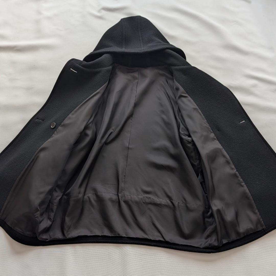 美品✨️エーピーストゥディオ　モッサオーバーフーディーコート　38　ブラック