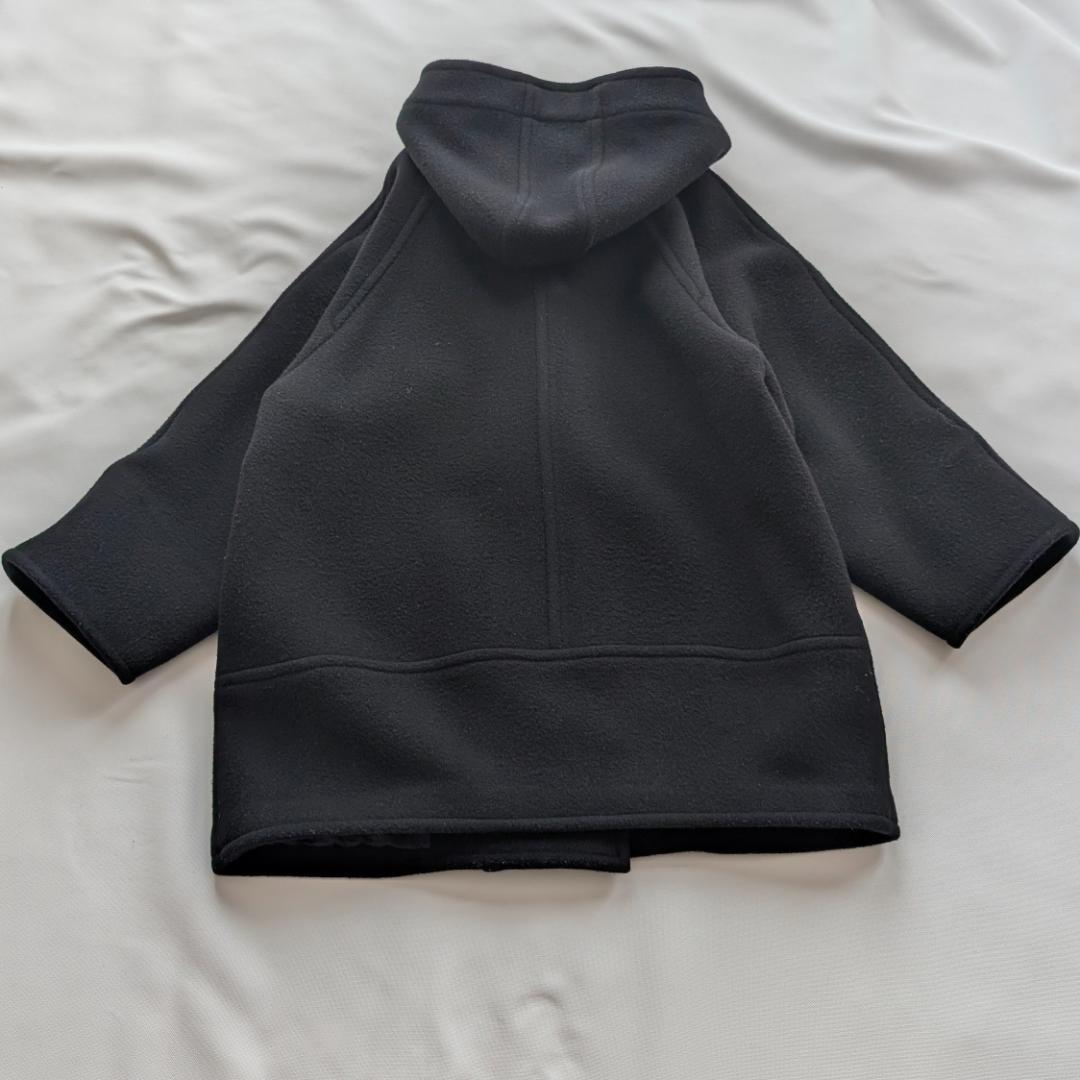 美品✨️エーピーストゥディオ　モッサオーバーフーディーコート　38　ブラック
