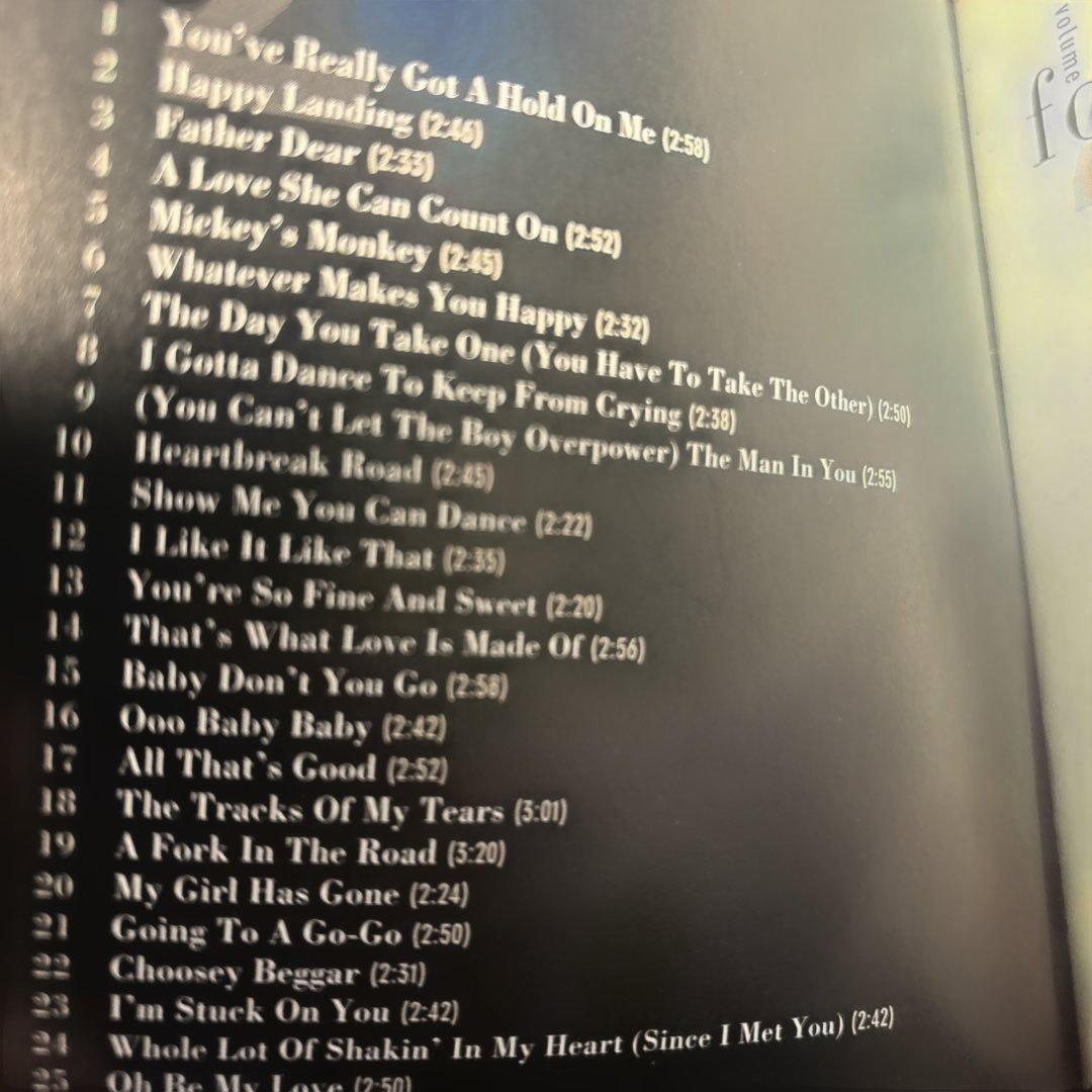 Smokey Robinson and the Miracles 4枚組box