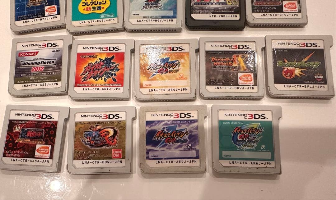 あ*中様 ニンテンドーDS.3DSソフトセット　箱無し全24セット