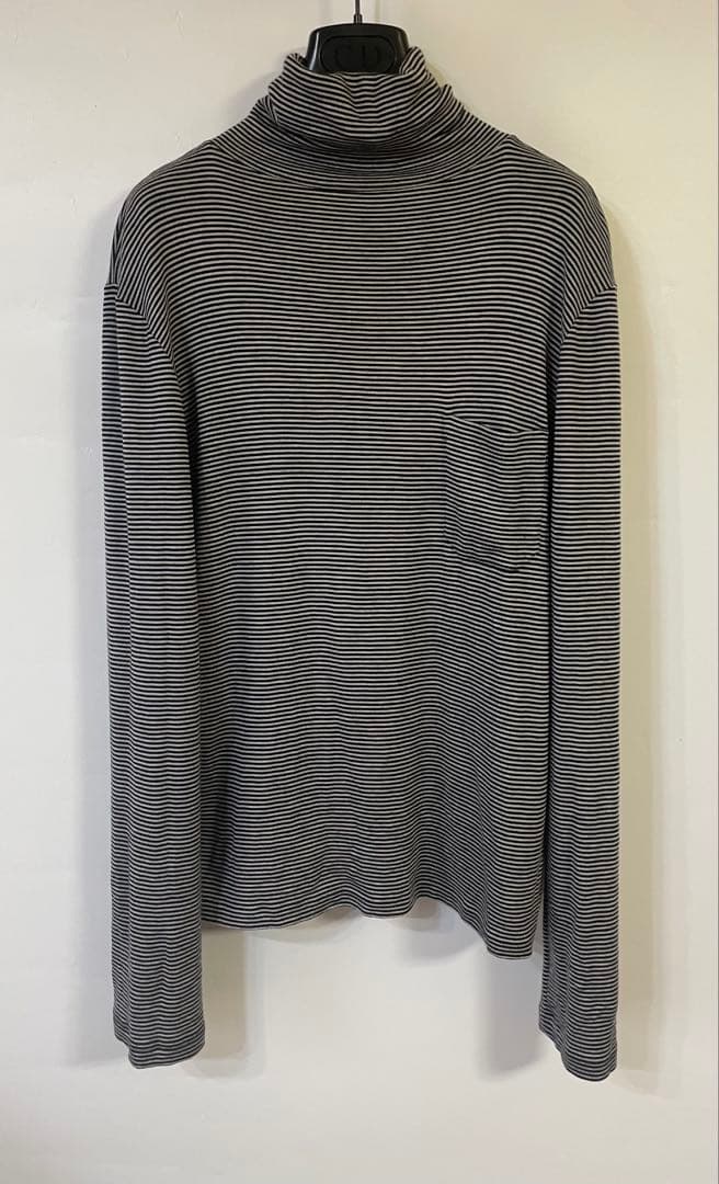 極美品05AW DiorHommeボーダータートルネック M エディスリマン