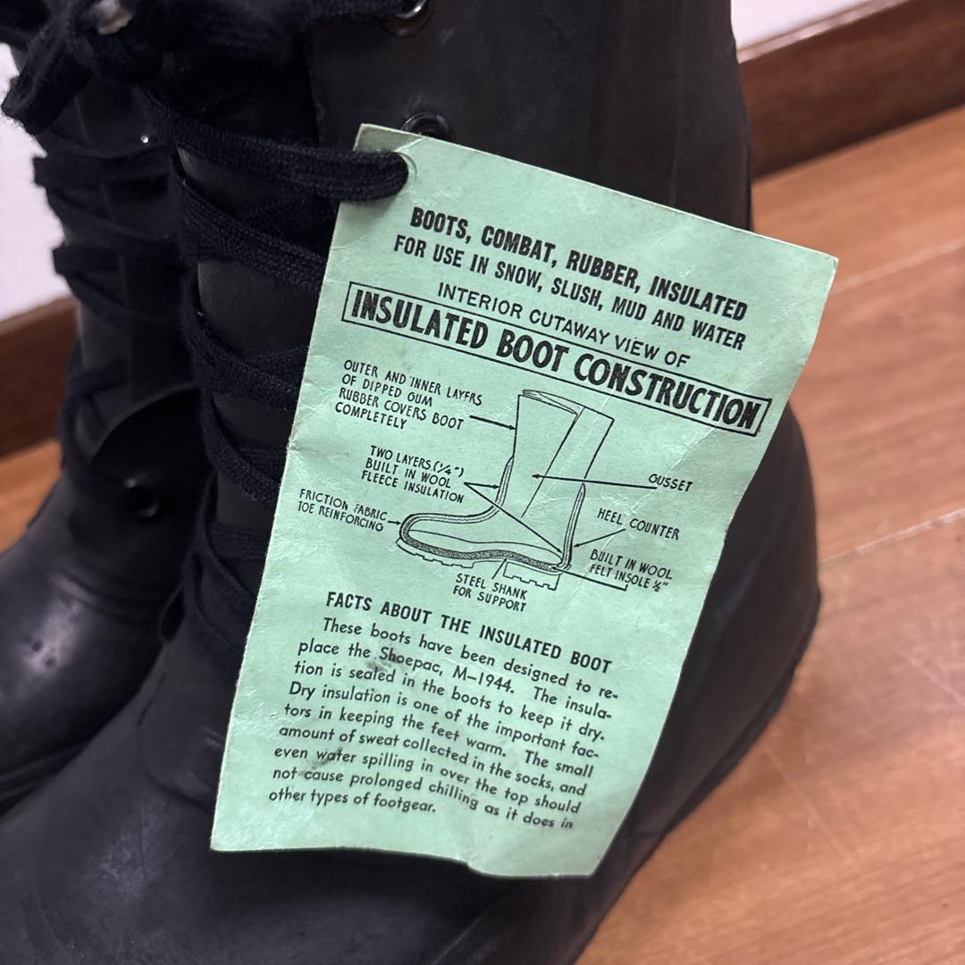 デッドストック 米軍　実物　ミッキーブーツ　US 9 W 27cm