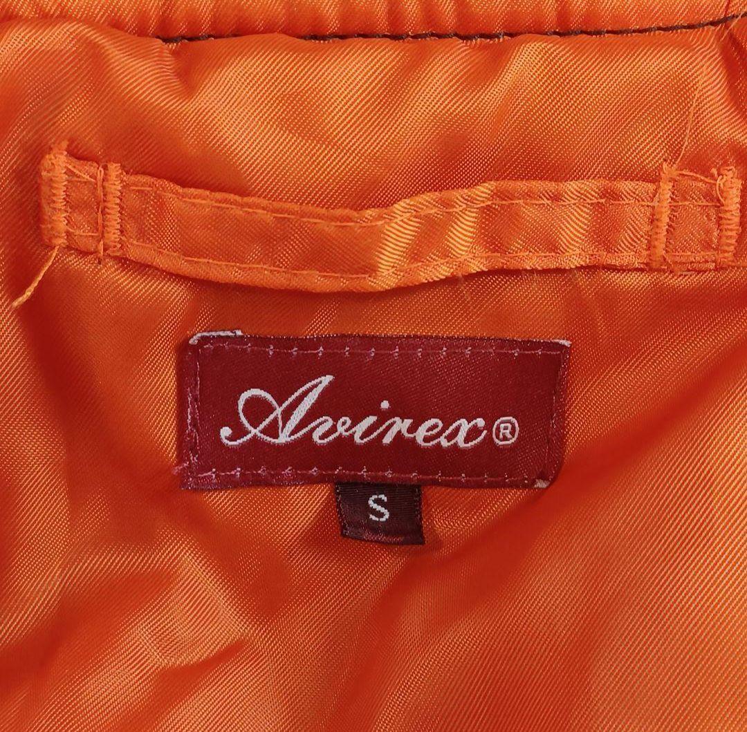 AVIREX アヴィレックス 牛革フード付き 2way フライトジャケット