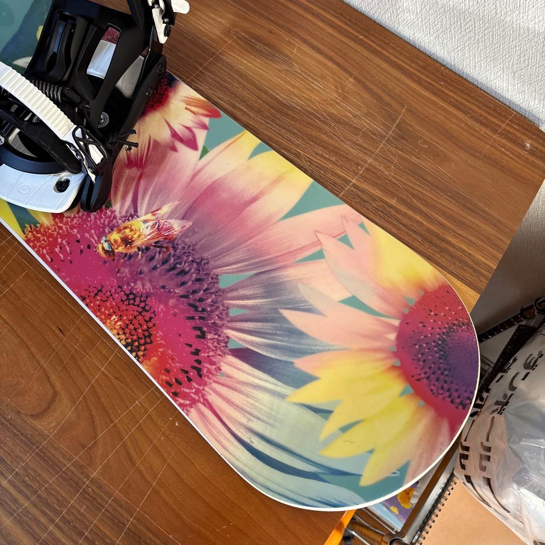 スノーボード GARDEN 135cm キャンバー ×純正ビンディング